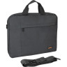 Сумка EXEGATE BUSINESS ECC-215 BLACK, черная, полиэстер повышенной плотности 600D, 15,6
